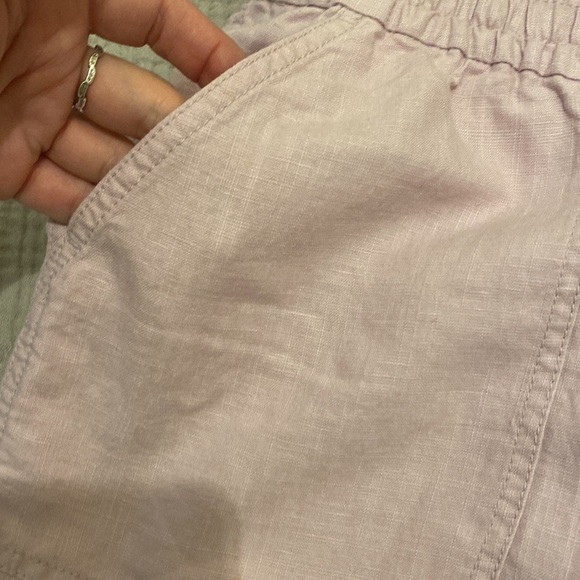 J. Crew Seaside light pink  shorts in linen blend with pockets. Size XXS - Picture 6 of 12